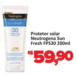 Supermercados Savegnago Protetor solar Neutrogena Sun Fresh FPS30 oferta