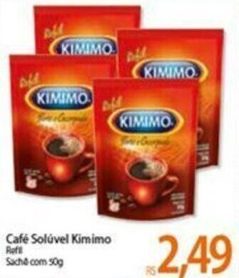 Atacadão Cafe Soluvel Kimimo 50g oferta