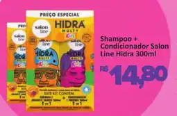 Supermercados Savegnago Shampoo + Condicionador Salon Line Hidra oferta