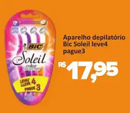 Supermercados Savegnago Aparelho depilatório Bic Soleil oferta