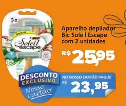 Supermercados Savegnago Aparelho depilador Bic Soleil Escape oferta