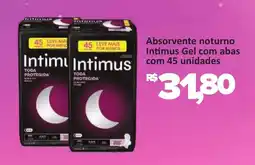 Supermercados Savegnago Absorvente noturno Intimus Gel com abas oferta