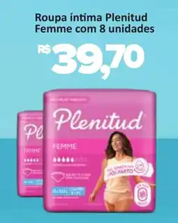 Supermercados Savegnago Roupa íntima Plenitud Femme oferta