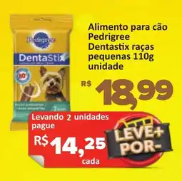 Supermercados Savegnago Alimento para cão Pedrigree Dentastix raças pequenas unidade oferta