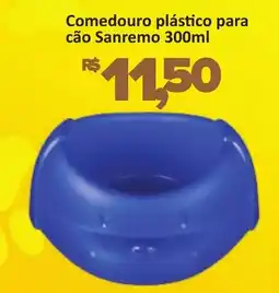 Supermercados Savegnago Comedouro plástico para cão Sanremo oferta