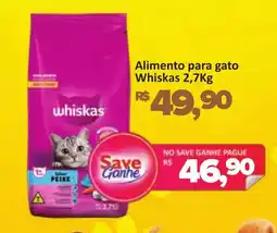 Supermercados Savegnago Alimento para gato Whiskas oferta