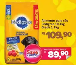 Supermercados Savegnago Alimento para cão Pedigree oferta