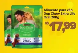 Supermercados Savegnago Alimento para cão Dog Chow Extra Life Oral oferta