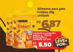 Supermercados Savegnago Alimento para gato Friskies unidade oferta