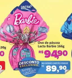 Supermercados Savegnago Ovo de páscoa Lacta Barbie oferta