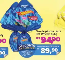 Supermercados Savegnago Ovo de páscoa Lacta Hot Wheels oferta