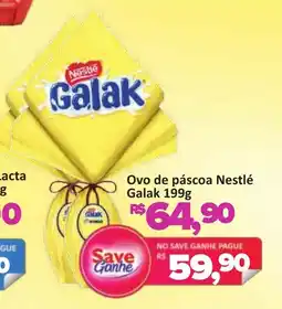 Supermercados Savegnago Ovo de páscoa Nestlé Galak oferta