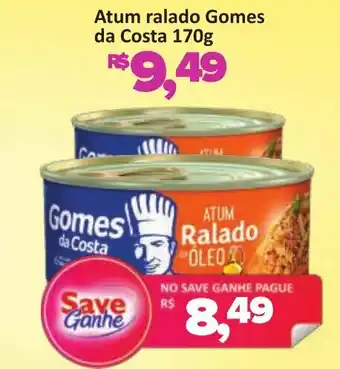 Supermercados Savegnago Atum ralado Gomes da Costa oferta