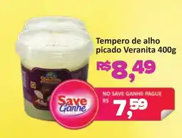 Supermercados Savegnago Tempero de alho picado Veranita oferta