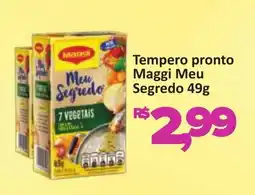 Supermercados Savegnago Tempero pronto Maggi Meu Segredo oferta