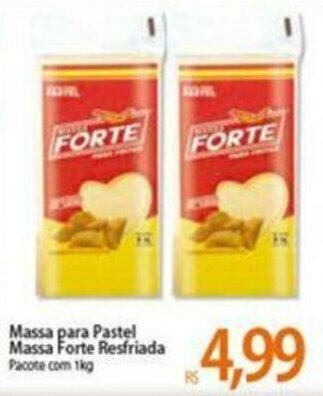 Atacadão Massa para Pastel Massa Forte Resfriada 1kg oferta
