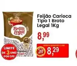 Federzoni Supermercados Feijão Carioca Tipo 1 Broto Legal oferta