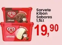 Federzoni Supermercados Sorvete Kibon Sabores oferta