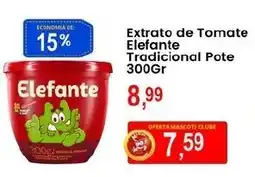 Federzoni Supermercados Extrato de Tomate Elefante Tradicional Pote oferta
