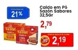 Federzoni Supermercados Caldo em Pó Sazón Sabores oferta
