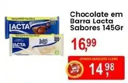Federzoni Supermercados Chocolate em Barra Lacta Sabores oferta