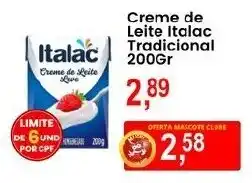 Federzoni Supermercados Creme de Leite Italac Tradicional oferta