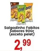 Federzoni Supermercados Salgadinho Fabitos Sabores oferta