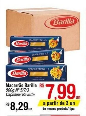 Fort Atacadista Macarrao Barilla 500g oferta
