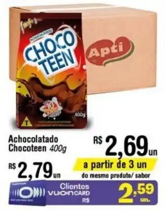 Fort Atacadista Achocolatado Chocoteen 400g oferta