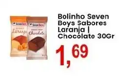 Federzoni Supermercados Bolinho Seven Boys Sabores Laranja Chocolate oferta