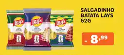 Supermercados Pague Menos Salgadinho batata lays oferta