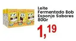 Federzoni Supermercados Leite Fermentado Bob Esponja Sabores oferta
