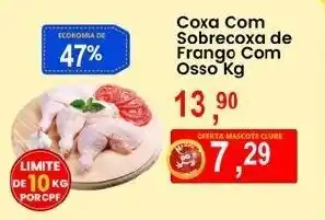 Federzoni Supermercados Coxa Com Sobrecoxa de Frango Com Osso oferta