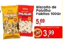 Federzoni Supermercados Biscoito de Polvilho Fabitos oferta