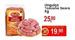Federzoni Supermercados Linguiça Toscana Seara oferta