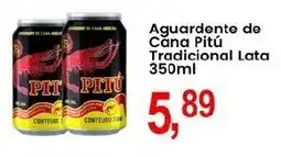 Federzoni Supermercados Aguardente de Cana Pitú Tradicional Lata oferta