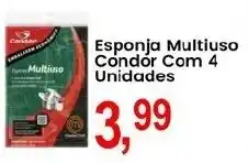 Federzoni Supermercados Esponja Multiuso Condor Com 4 Unidades oferta