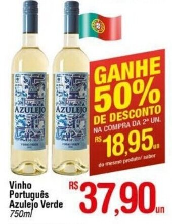 Vinho Portugues Azulejo Verde 750ml