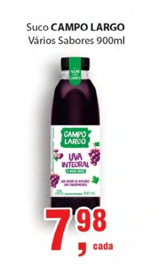 Suco Campo Largo 900ml