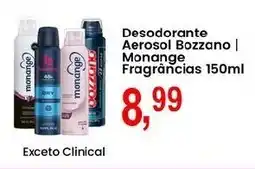 Federzoni Supermercados Desodorante Aerosol Bozzano | Monange Fragrâncias oferta