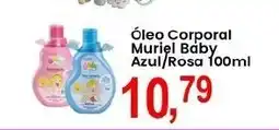 Federzoni Supermercados Óleo Corporal Muriel Baby Azul/Rosa oferta