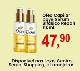 Federzoni Supermercados Óleo Capilar Dove Sérum Bifásico Repair oferta