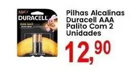 Federzoni Supermercados Pilhas Alcalinas Duracell AAA Palito Com 2 Unidades oferta