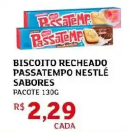 Assaí Atacadista Biscoito recheado passatempo nestlé sabores pacote oferta