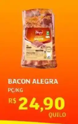Assaí Atacadista Bacon alegra pc/kg oferta