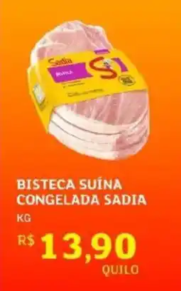 Assaí Atacadista Bisteca suína congelada sadia oferta