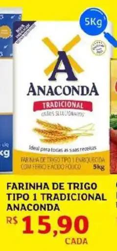 Assaí Atacadista Farinha de trigo tipo 1 tradicional anaconda oferta