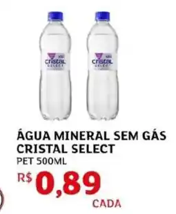 Assaí Atacadista Água mineral sem gás cristal select oferta