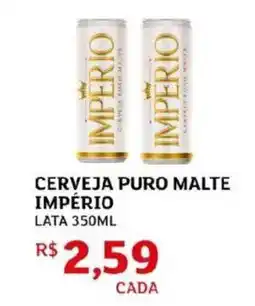 Assaí Atacadista Cerveja puro malte império oferta