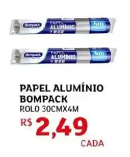 Assaí Atacadista Papel alumínio bompack rolo 30cmx4m oferta
